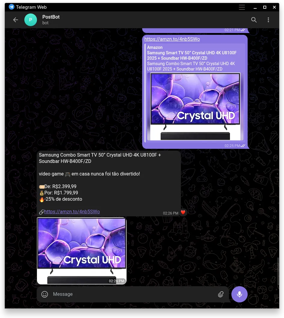 Telegram PostBot